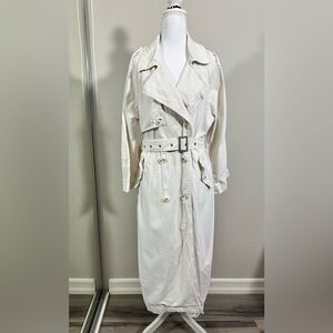 Stradivarius 100% cotton trench coat